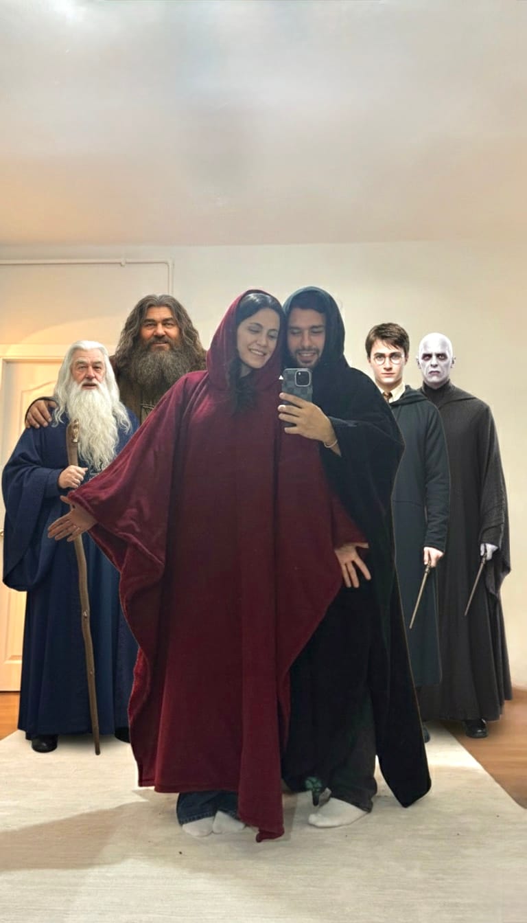Customer photo review of Kapüşonlu Battaniye Hoodie (Unisex,Ultra Yumuşak)