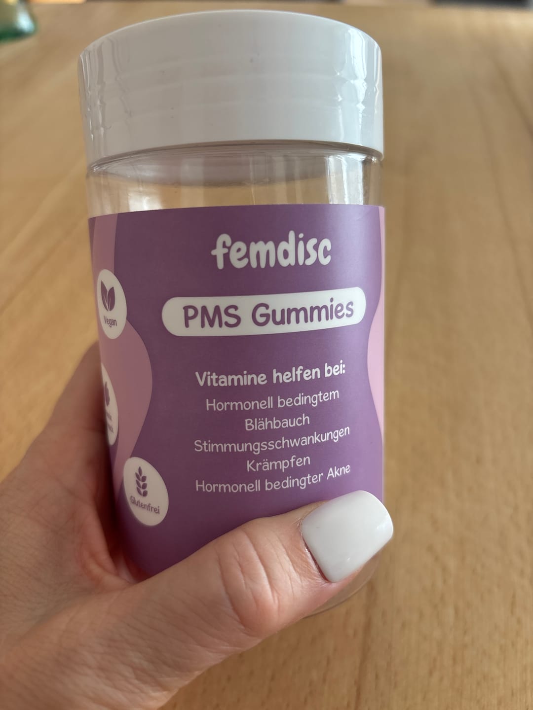 Customer photo review of femdisc Pms Gummies