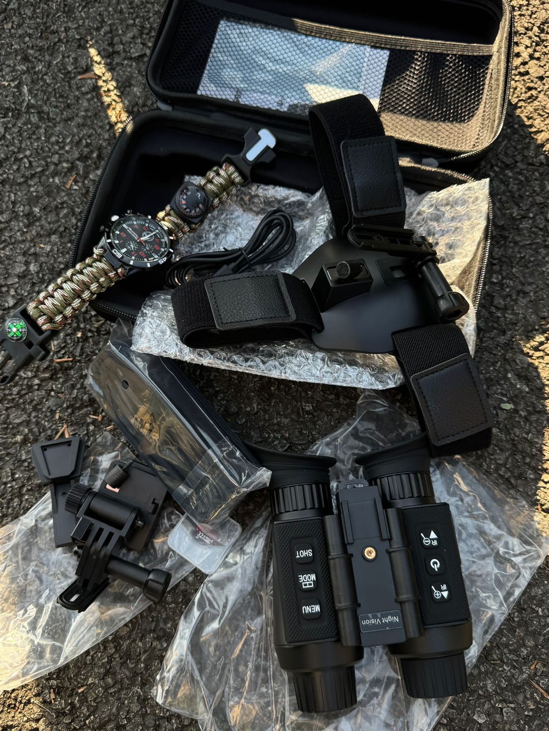 Customer photo review of 4K Tactical Night Vision Goggles Infrared Binoculars for Hunting