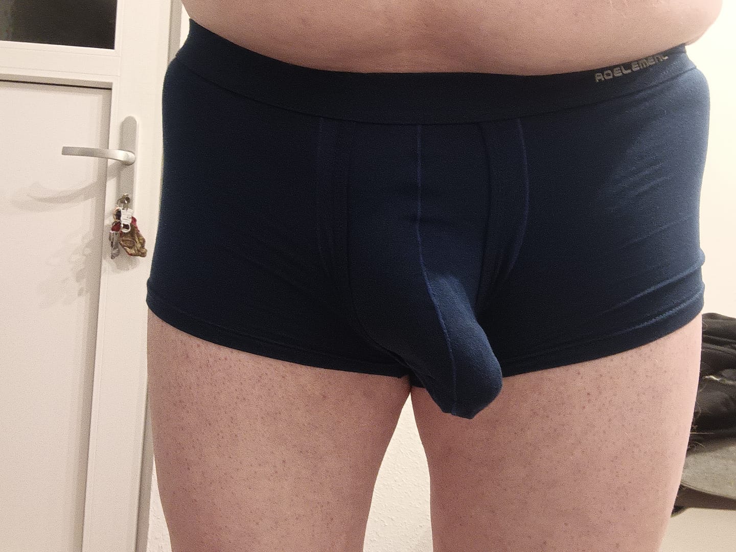 Customer photo review of 3 Pack Men's Double Pouch Underwear Separate Pouch Modal Trunks