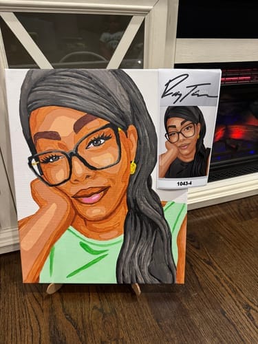 Customer photo review of Selfie Paint Party Kits