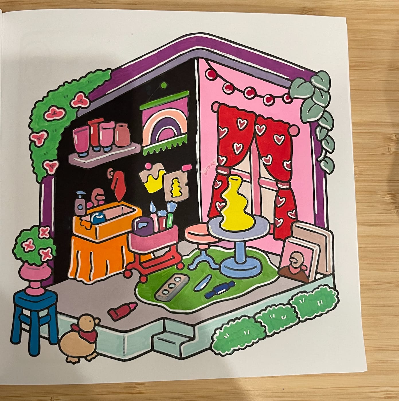Customer photo review of Ohuhu Direct-ink Acrylic Markers 24 Colors - Nahuku
