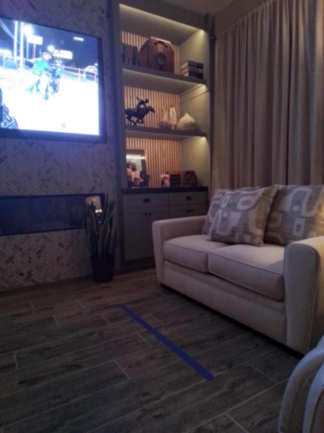 Customer photo review of Natural Oak Acoustic Slat Panels 94.5" or 118" Length