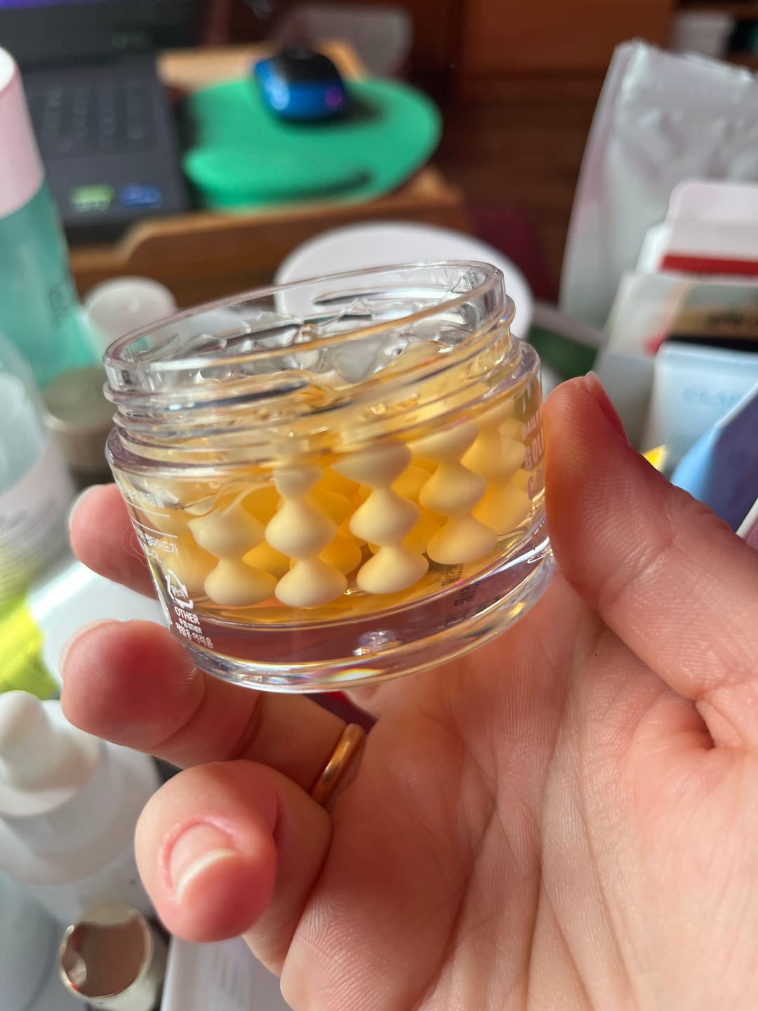 Customer photo review of Krēms kapsulās ar zelta zīdtārpiņa ekstraktu Medi-Peel Gold Age Tox H8 Cream