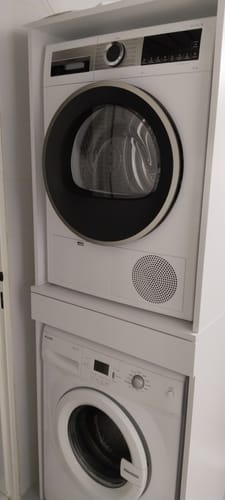 Customer photo review of Rani KD113 Çamaşır Ve Kurutma Makinesi Dolabı Çekmeceli Banyo Dolabı Beyaz