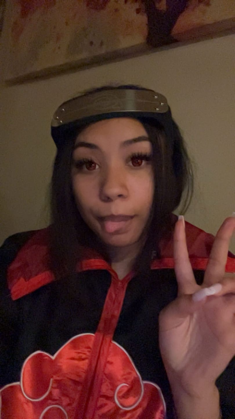 Customer photo review of Naruto Akatsuki Member Robe Cosplay & Halloween Costume