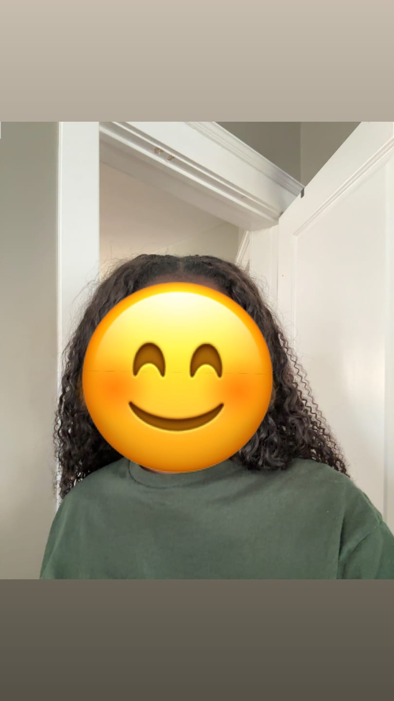 Customer photo review of Kinky Curly Human Crochet Hair