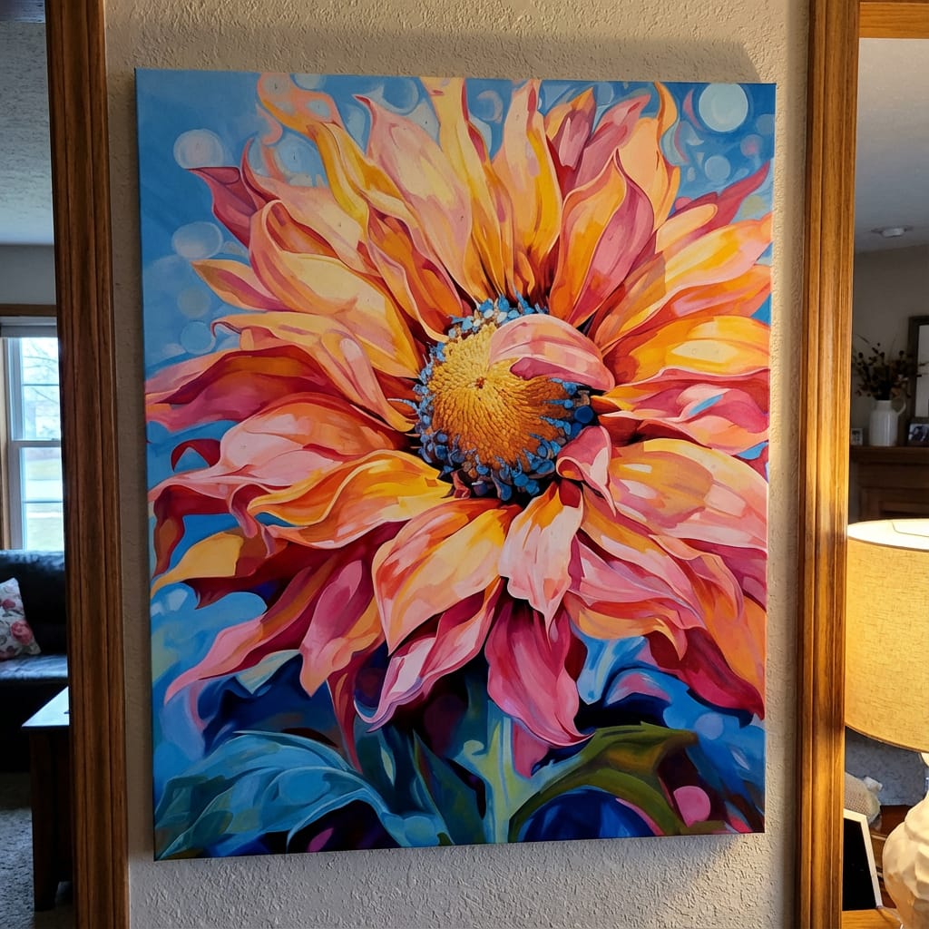 Customer photo review of Bold Sunflower Dreams