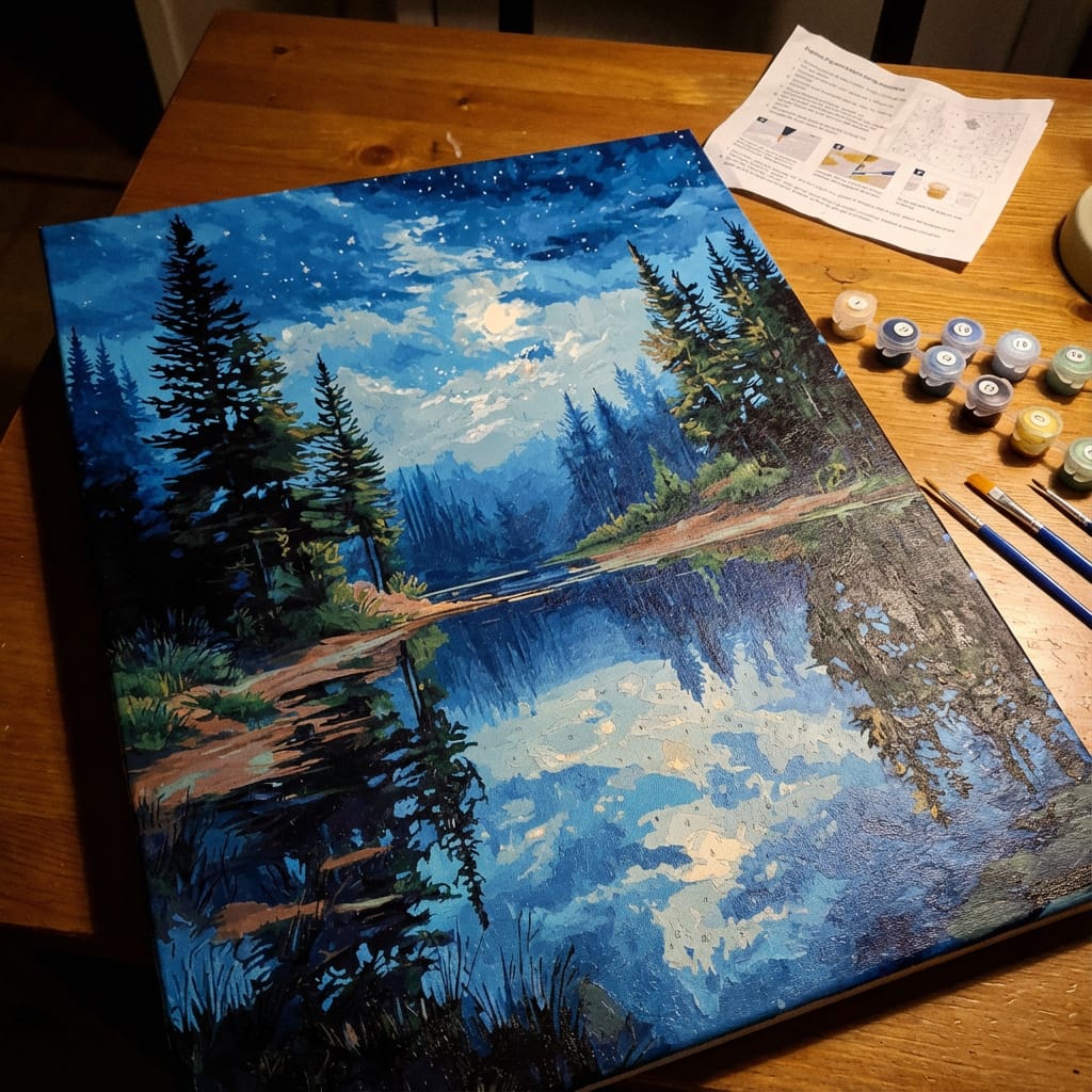 Customer photo review of Night Reflections Tranquil Water