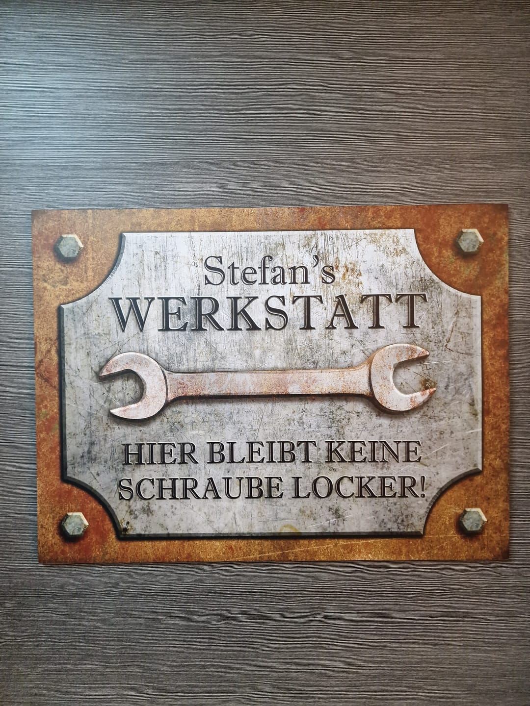 Customer photo review of Für Bastler - Heimwerker-Türschild