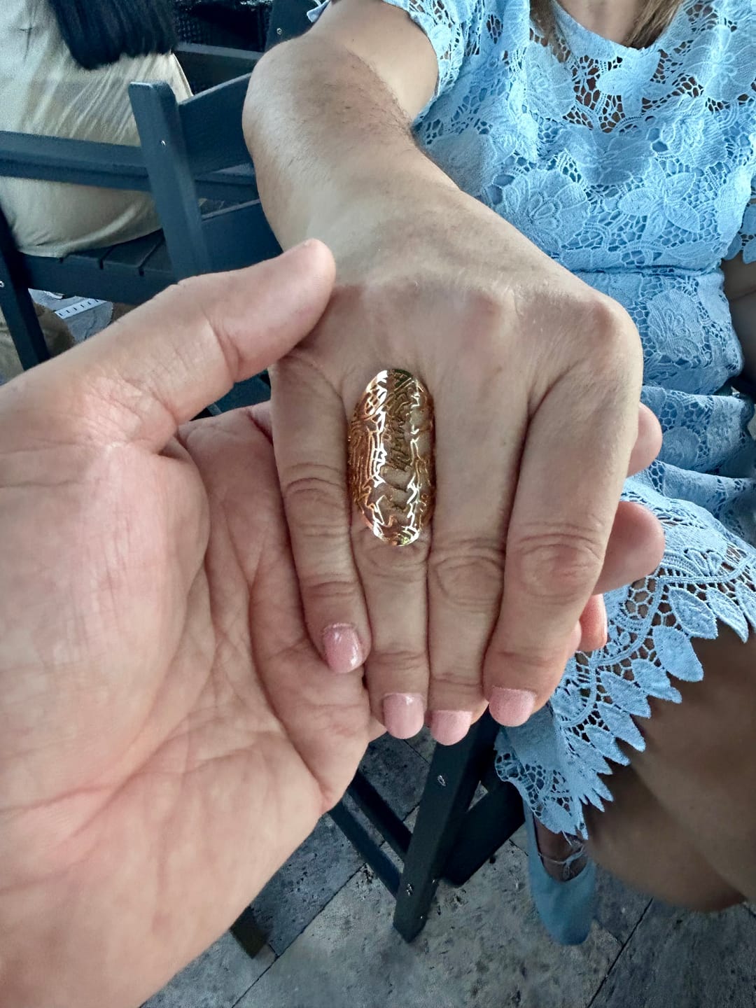 Customer photo review of Your Map Jewelry
