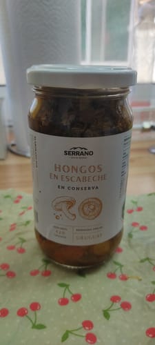 Customer photo review of Hongos al escabeche, artesanales
