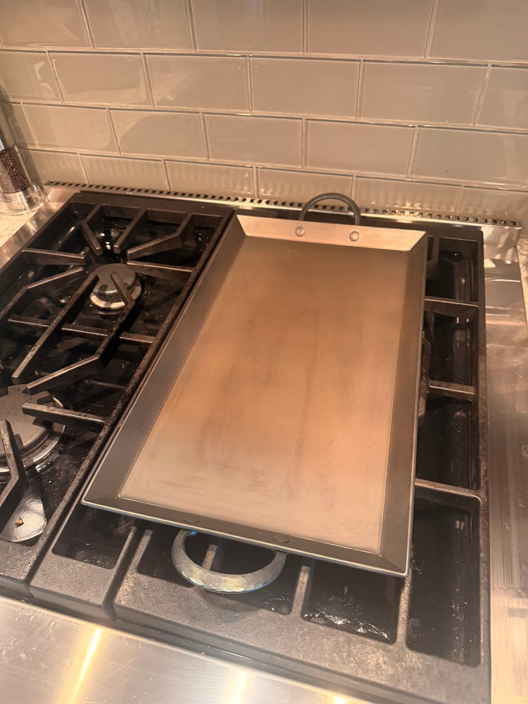 Customer photo review of Carbon Steel Griddle