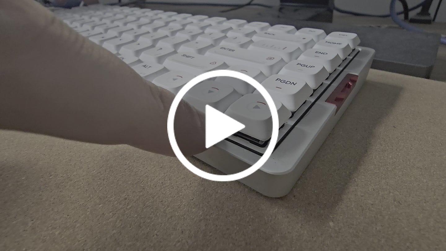 Customer video review of IQUNIX MQ80 Aluminum Low Profile Mechanical Keyboard