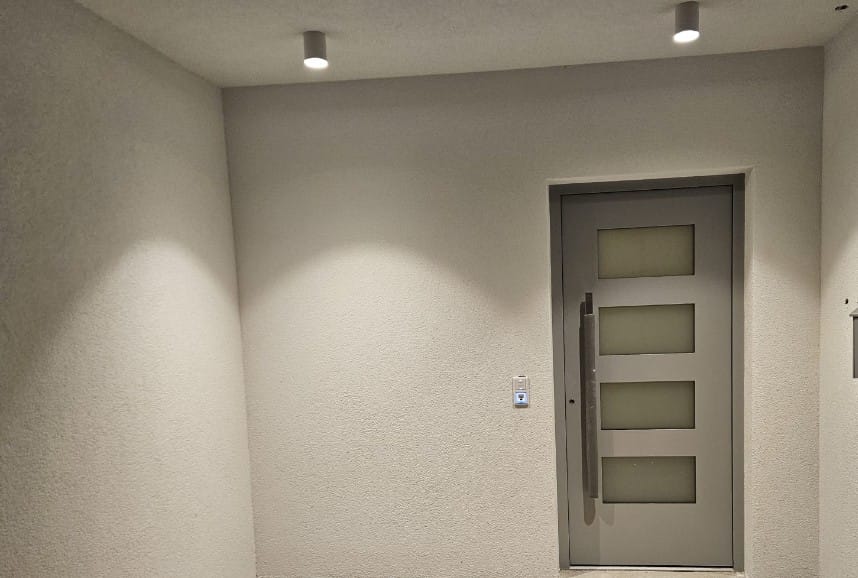 Customer photo review of White Anti-glare Bathroom Ceiling Light Fitting | Surface Mounted, Round, Rigid