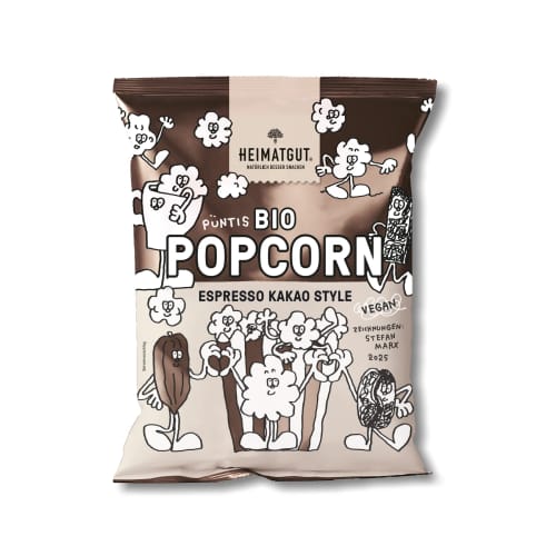 Customer photo review of Püntis BIO Popcorn Espresso Kakao Style