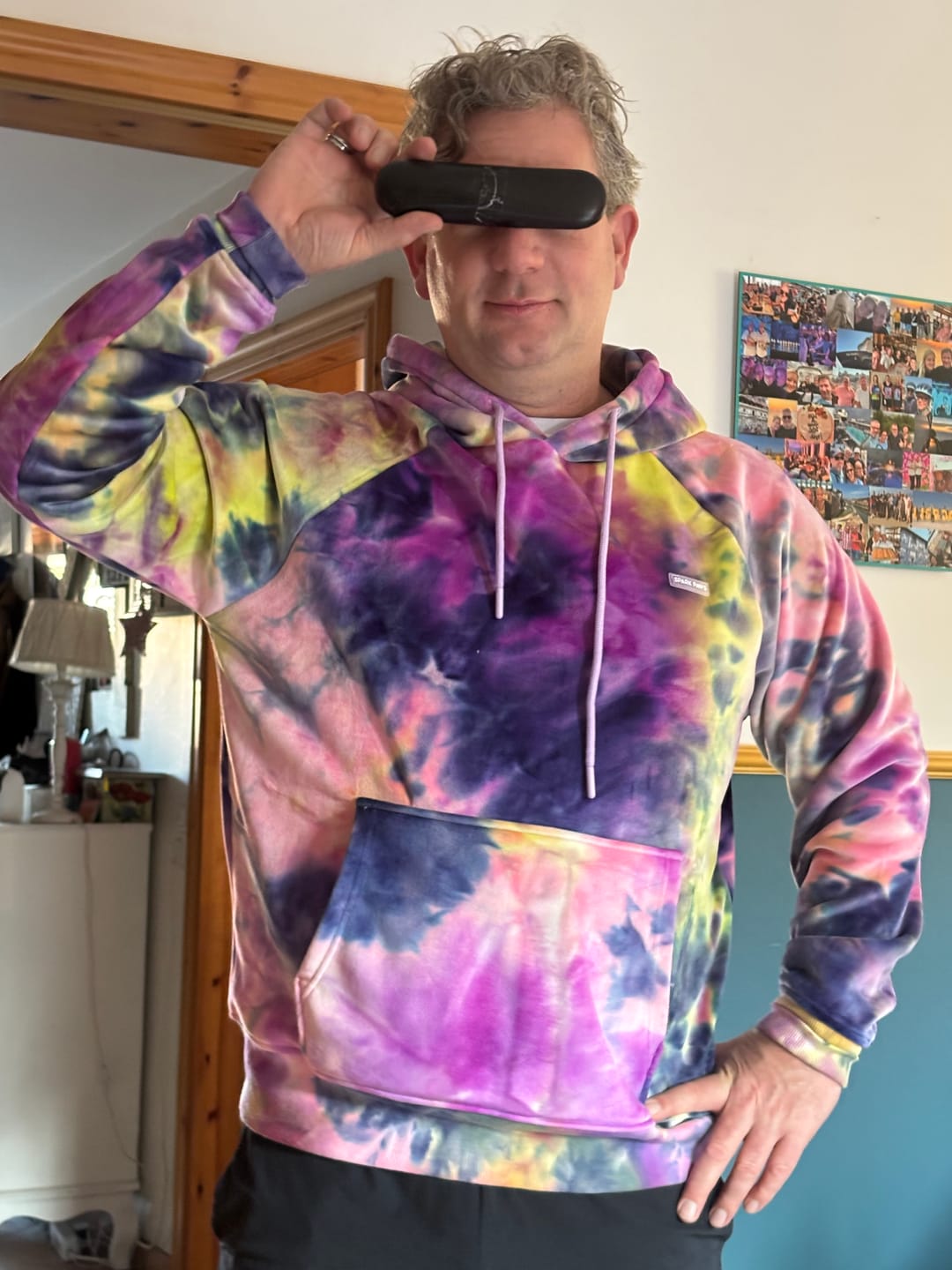 Customer photo review of Velvet Human Hoodie - Berry Lemonade