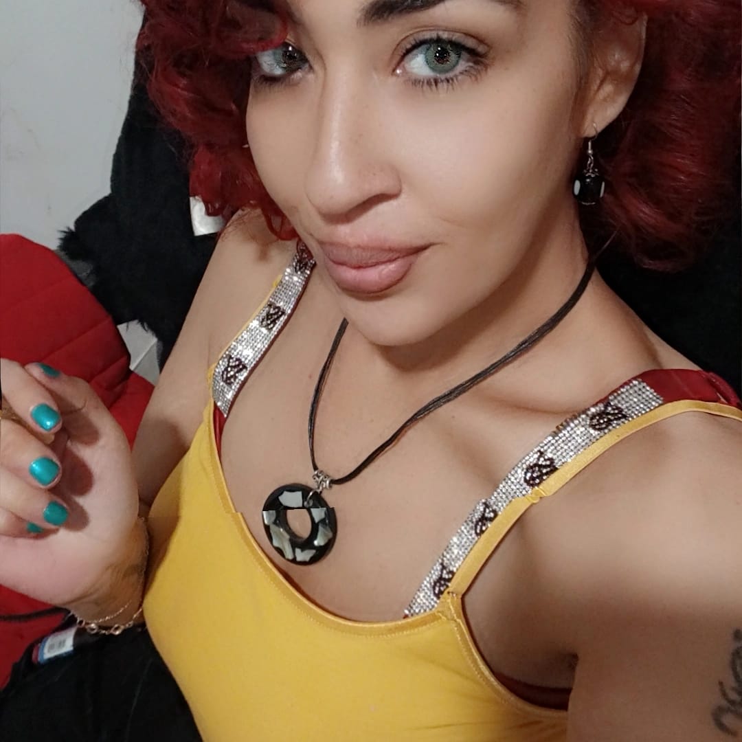 Customer photo review of Cherry Tiffany Blue Colored Contact Lenses