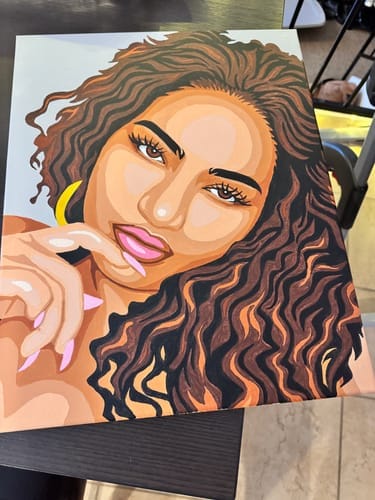 Customer photo review of Selfie Paint Party Kits