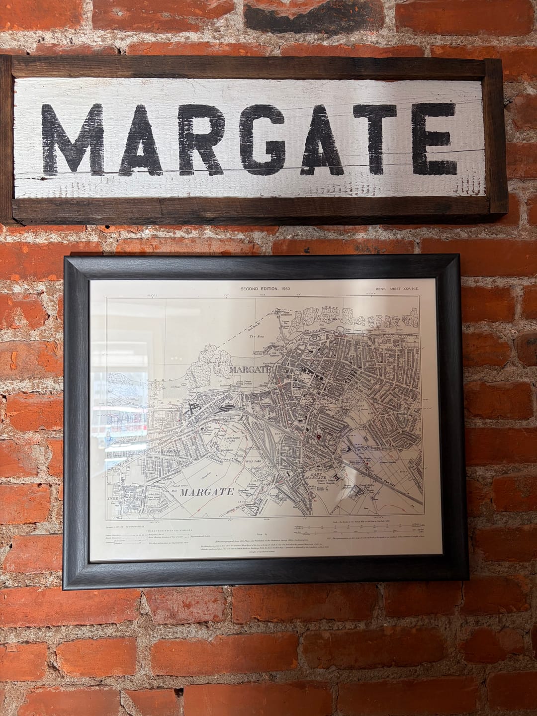 Customer photo review of Personalised Old Map of Margate