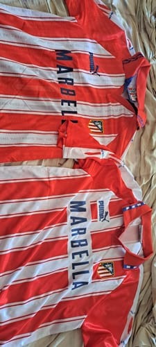 Customer photo review of Camiseta Retro Atletico Madrid Home 95/96