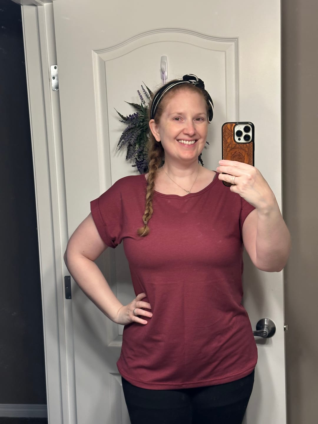 Customer photo review of *Pre-Sale* Cuff Tee