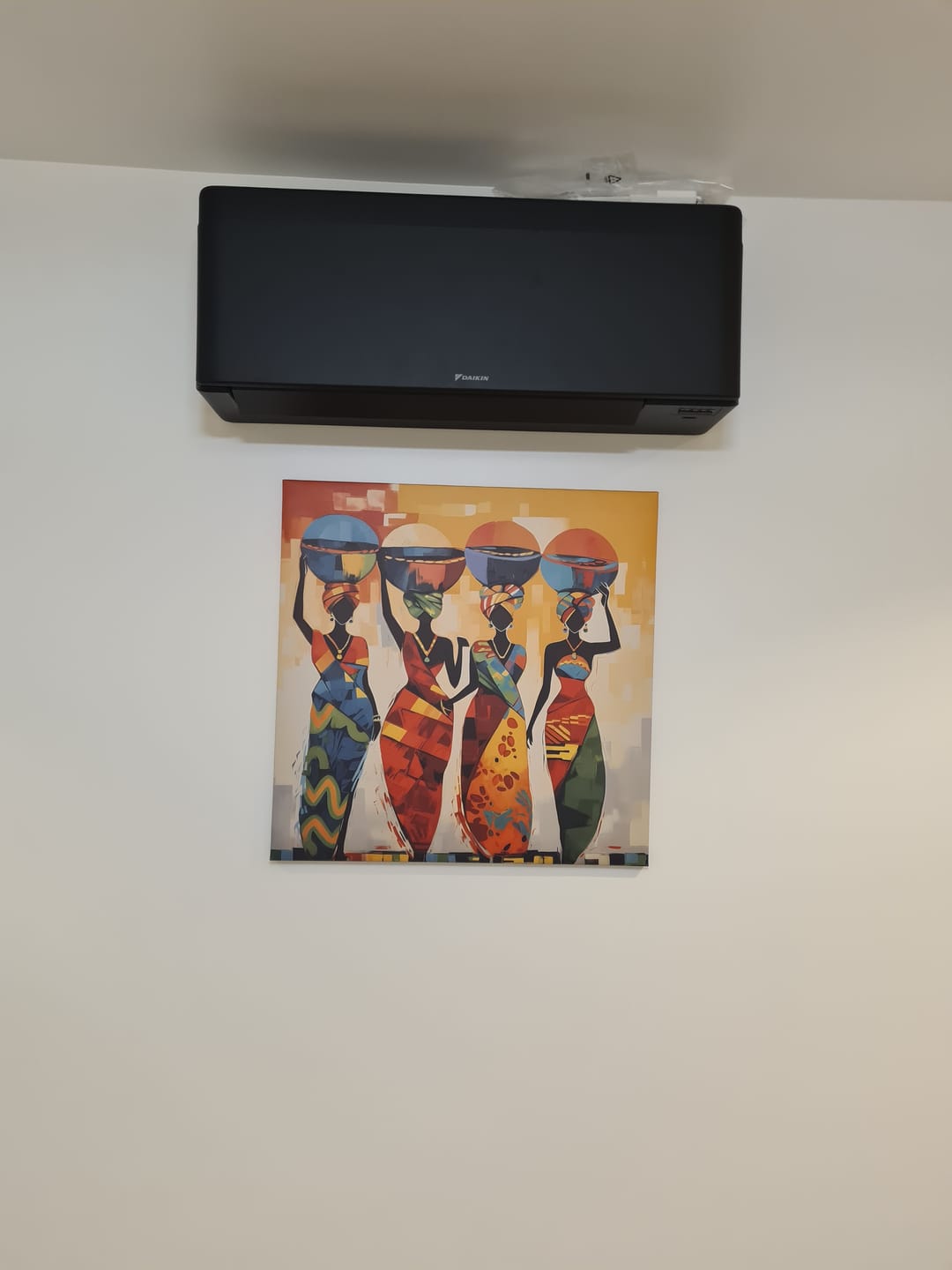 Customer photo review of Tableau Africain Coloré Dynamisme – Décoration Murale Moderne