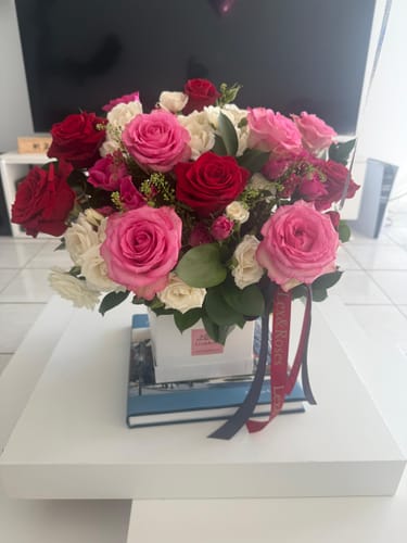 Customer photo review of Lexi Box - Pink & Red