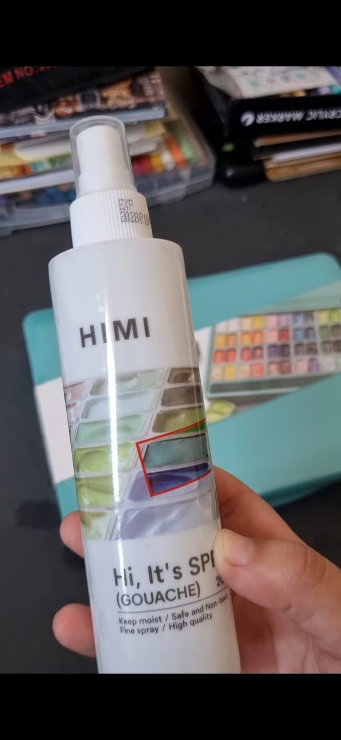 Customer photo review of Himi - Spray Protector Antihongos e Hidratador Para Gouache y Acrílicos