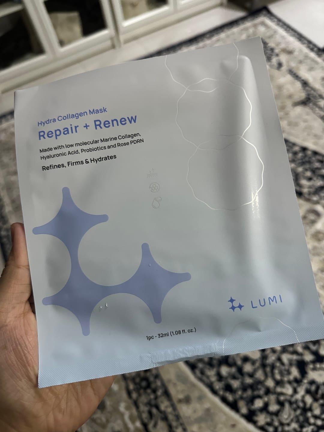 Customer photo review of Hydra Collagen Mask Repair + Renew