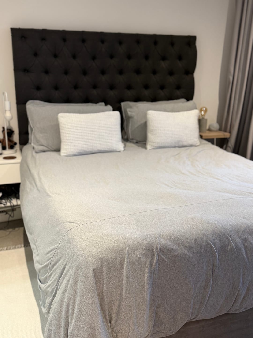 Customer photo review of Duvet Cover Set - Soft Grey