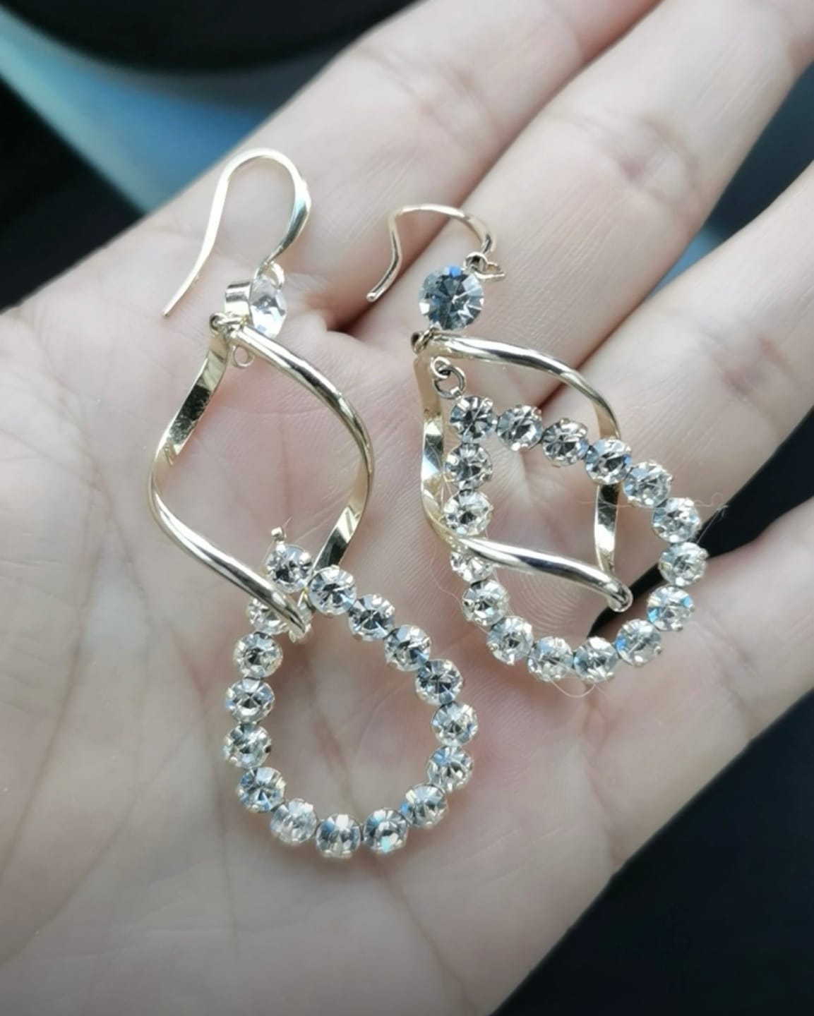 Customer photo review of Parea Earrings