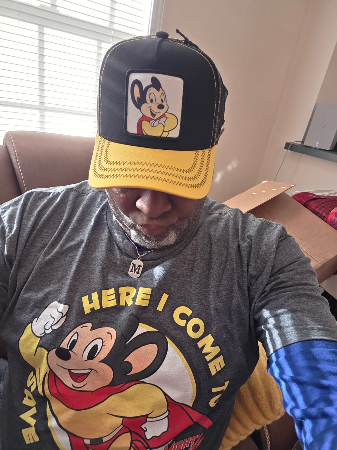 Customer photo review of OVERLORD X Mighty Mouse: Mighty Mouse Trucker Cap