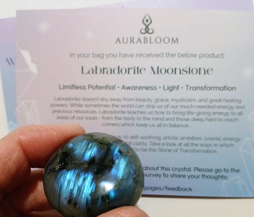 Customer photo review of VIP Crystal Club ~ Monthly Crystal Tester