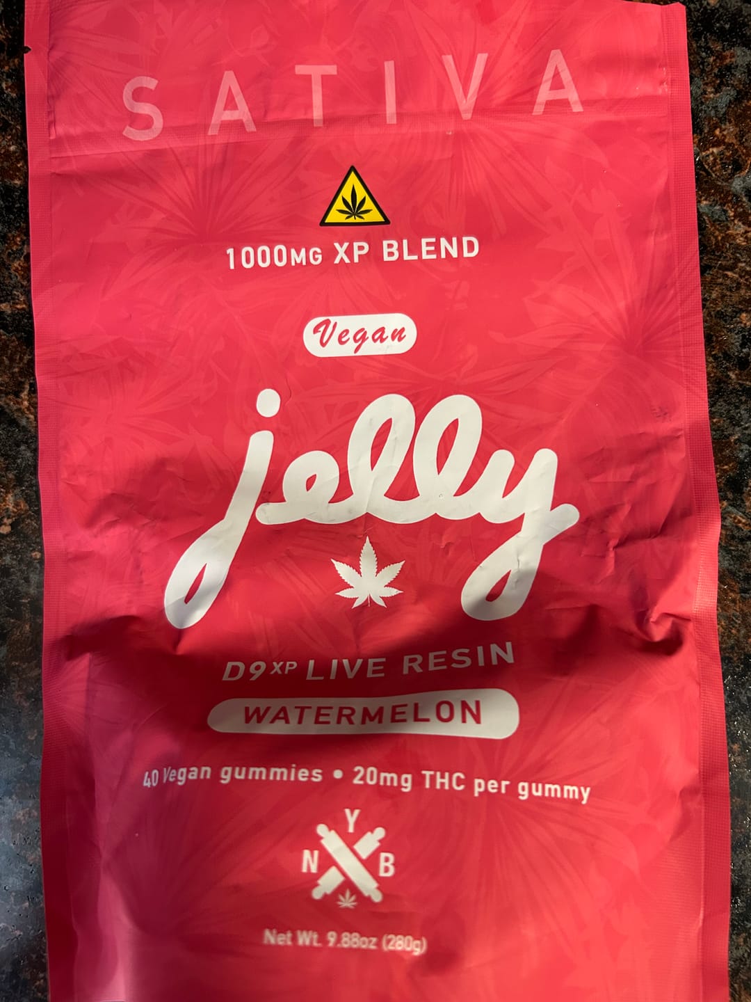 Customer photo review of Jelly D9XP Live Resin Gummies