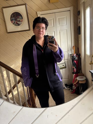 Customer photo review of Lethal Butterfly Zipper Hoodie Preoder