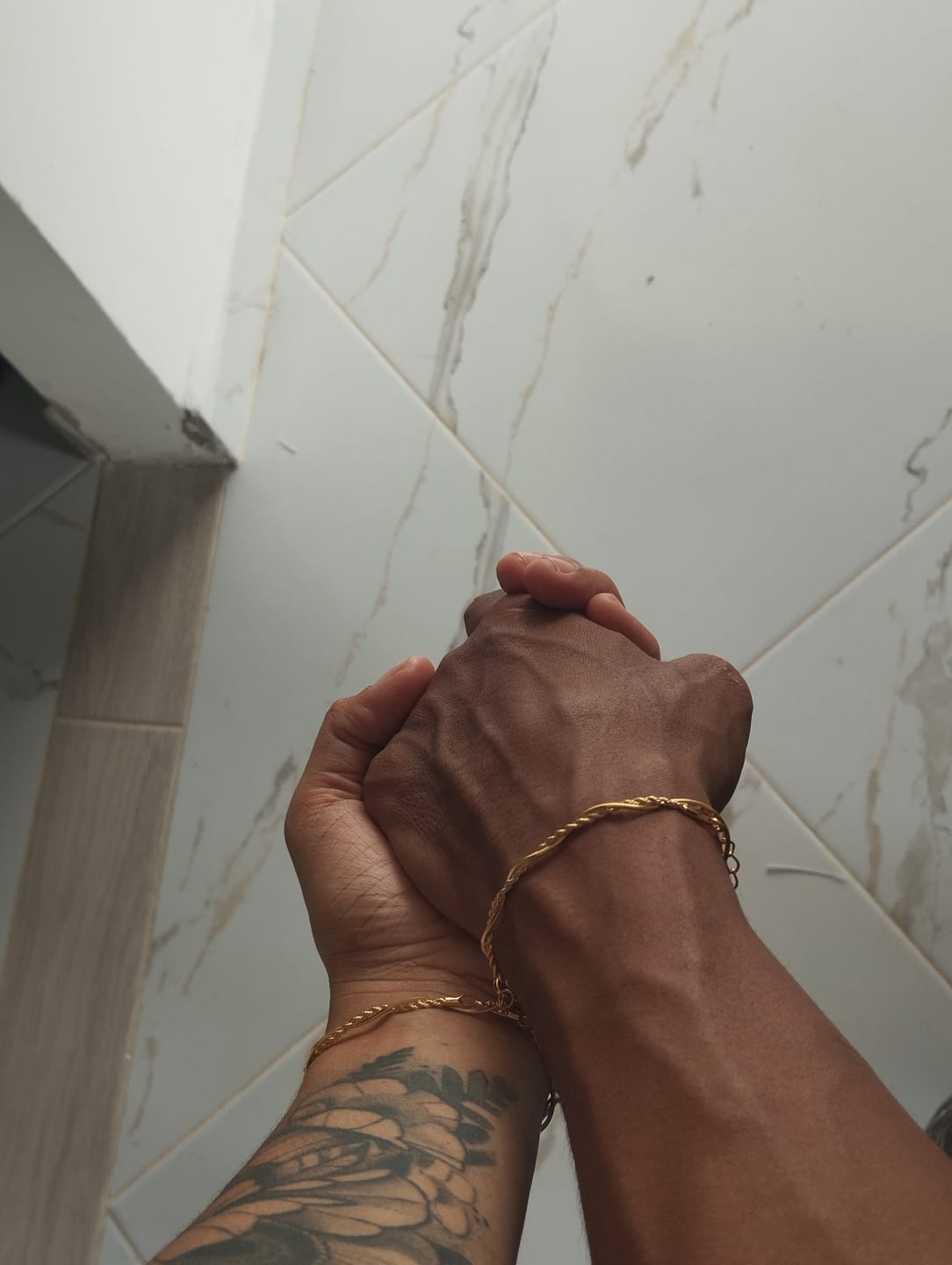 Customer photo review of Pulseras Lazo en Oro laminado 18k Para Pareja
