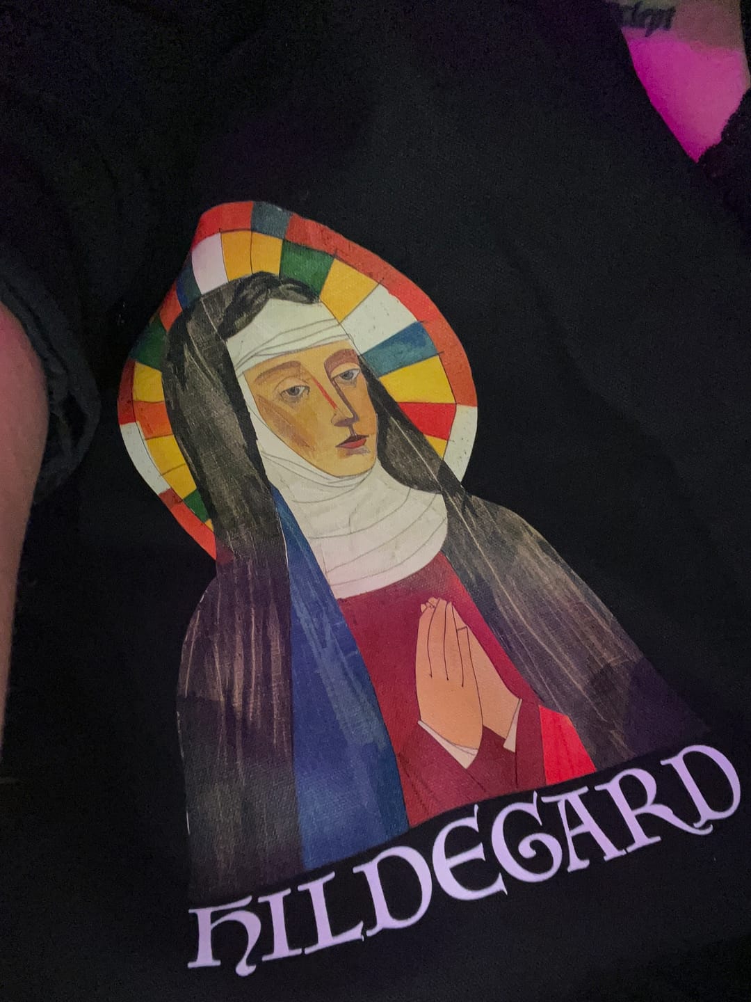 Customer photo review of Hildegard von Bingen: The Saint Tote