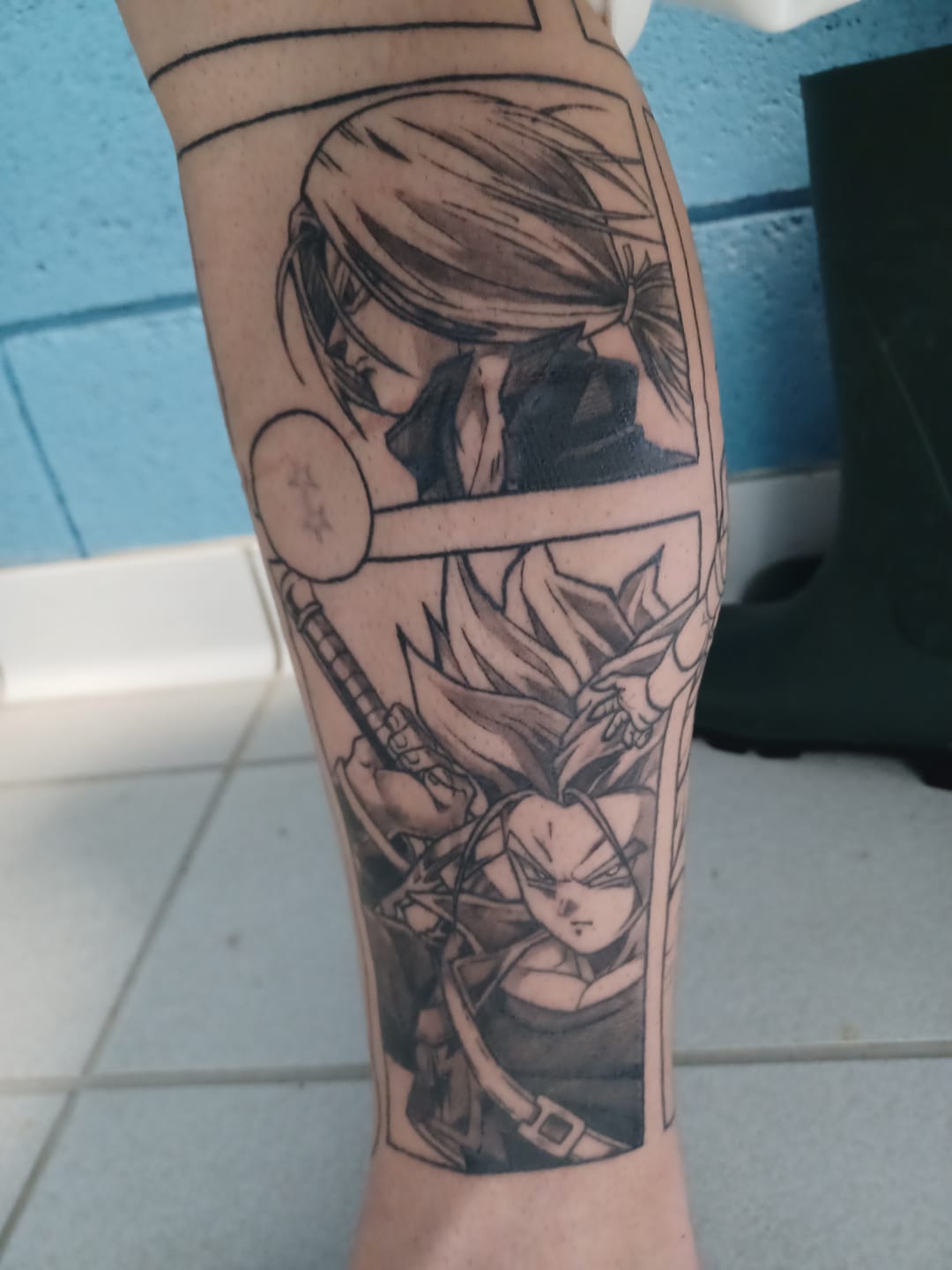 Customer photo review of TattooNumbx Platinumb Bundle