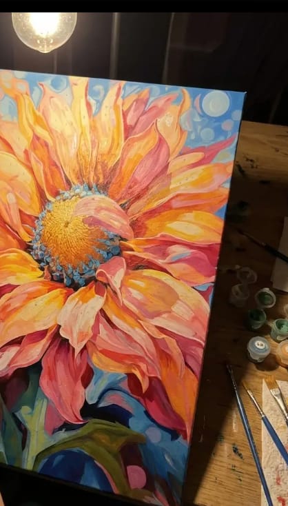 Customer photo review of Bold Sunflower Dreams