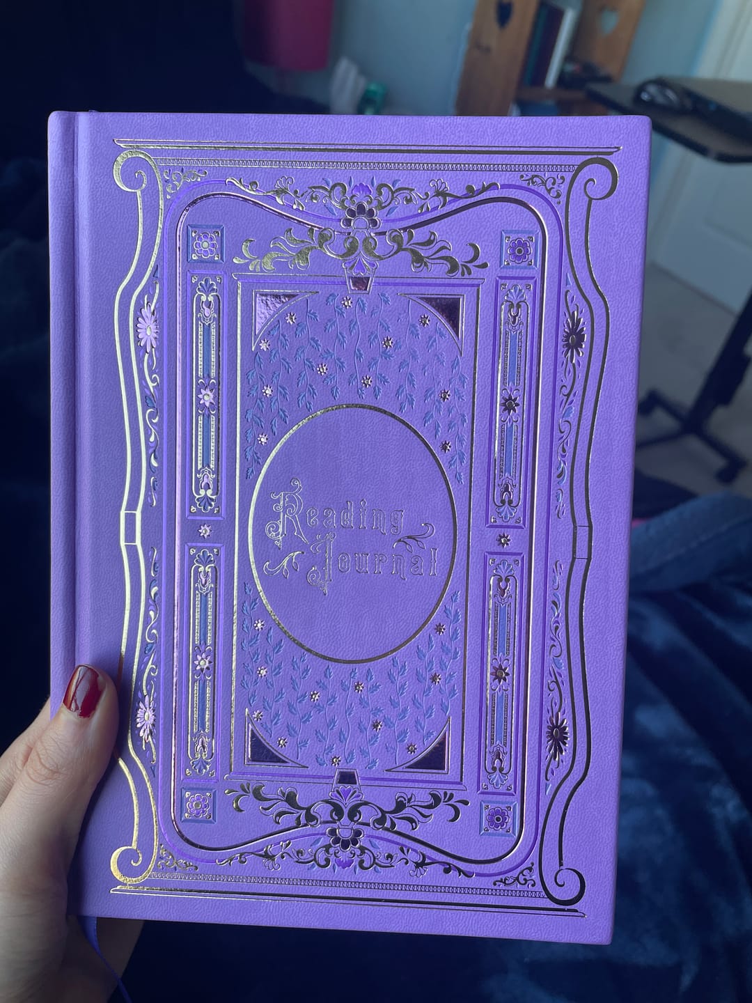 Customer photo review of Reading Journal - Wisteria