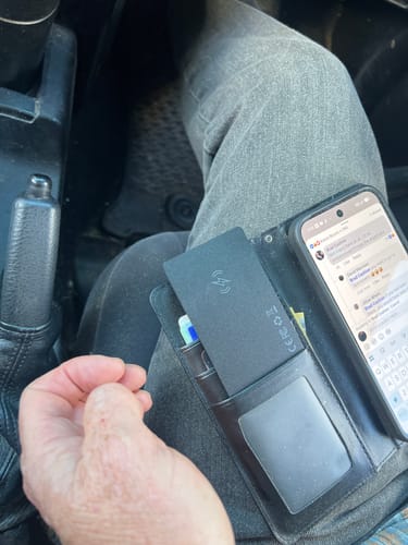 Customer photo review of SPOTMINDERS. Tracking Card