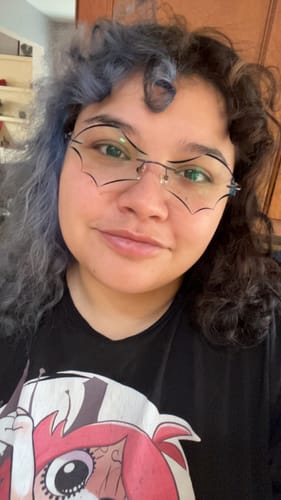 Customer photo review of Batty Eyeglasses