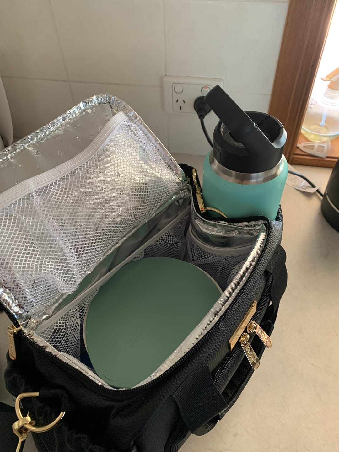 Customer photo review of Luxe Insulated Lunch Bag - Black