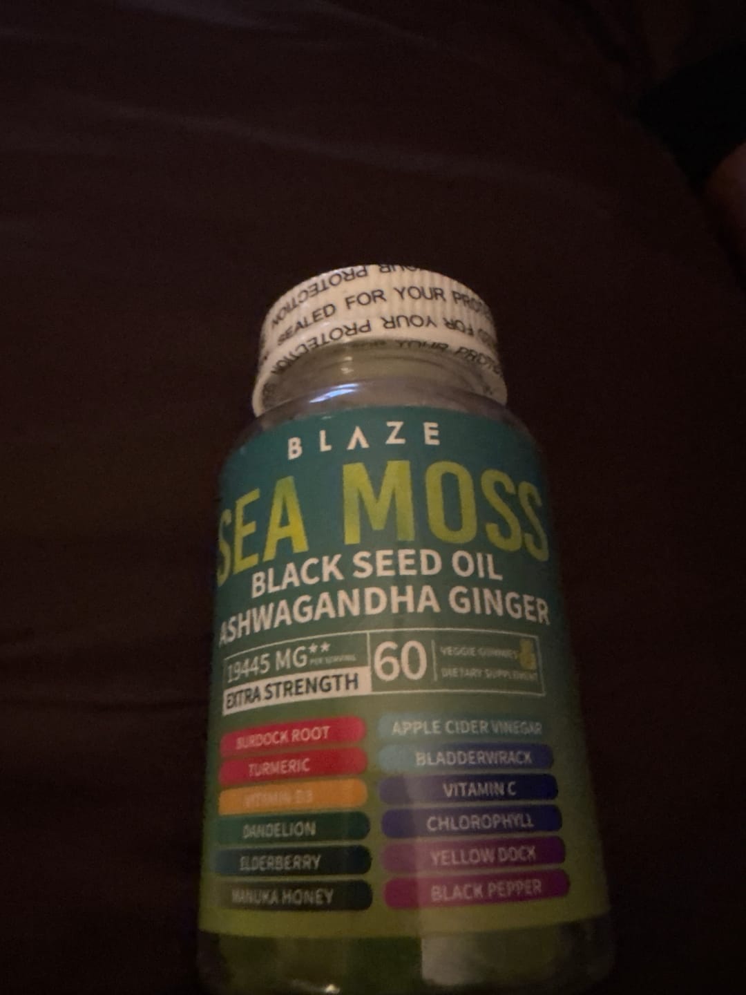 Customer photo review of Sea Moss Extra Strength