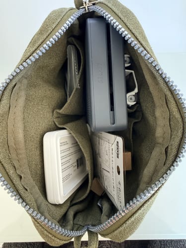 Customer photo review of Soolla® Studio Pouch, Deep Forest Green