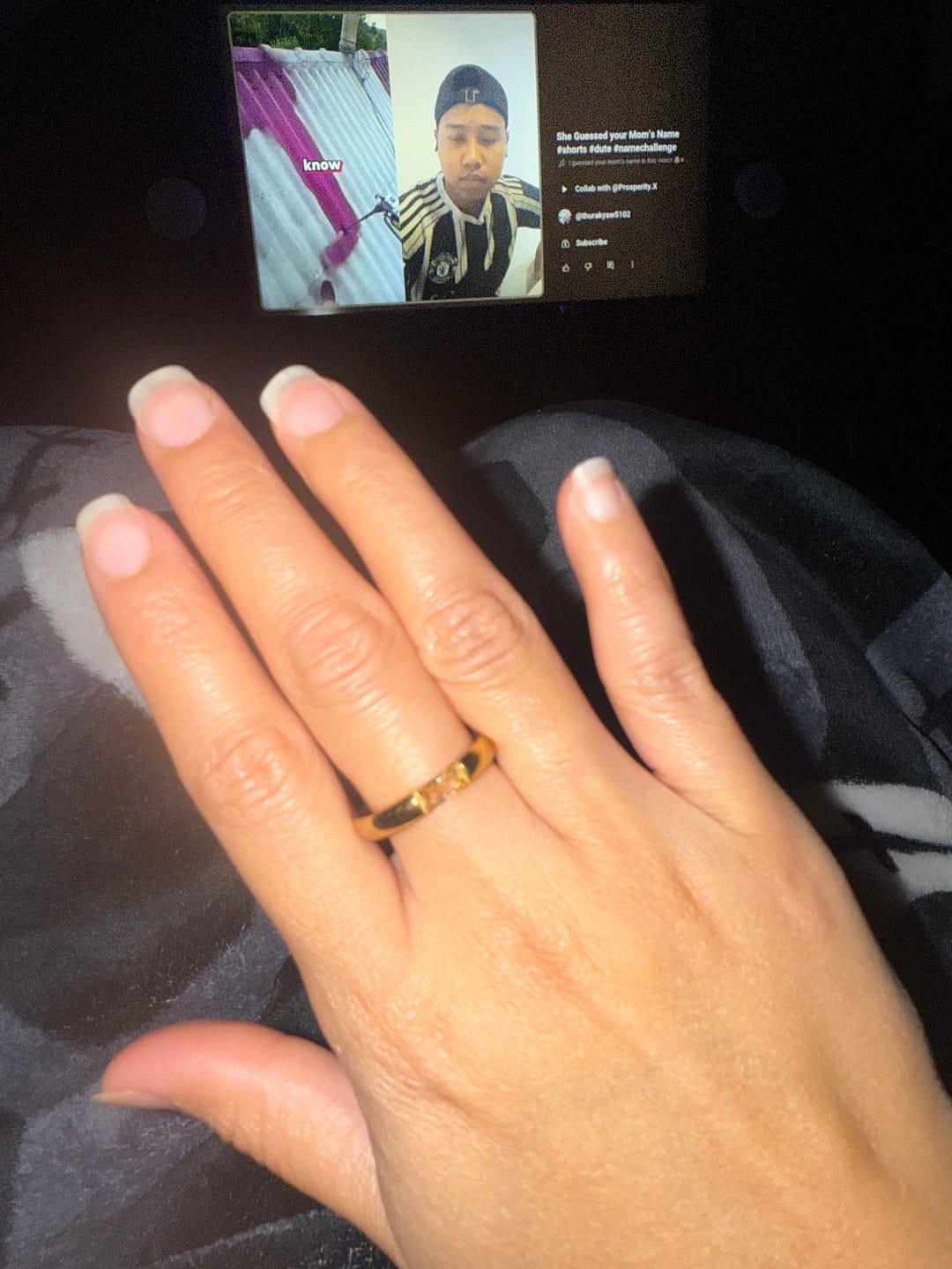Customer photo review of Treasure Birthstone Ring (Bundle)
