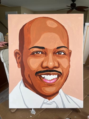 Customer photo review of Selfie Paint Party Kits