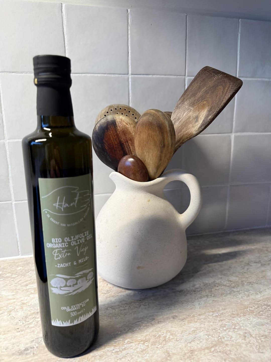 Customer photo review of BIO - Extra Vierge Olijfolie Italië - Zacht & Mild - 100% EU EVOO - 500mL