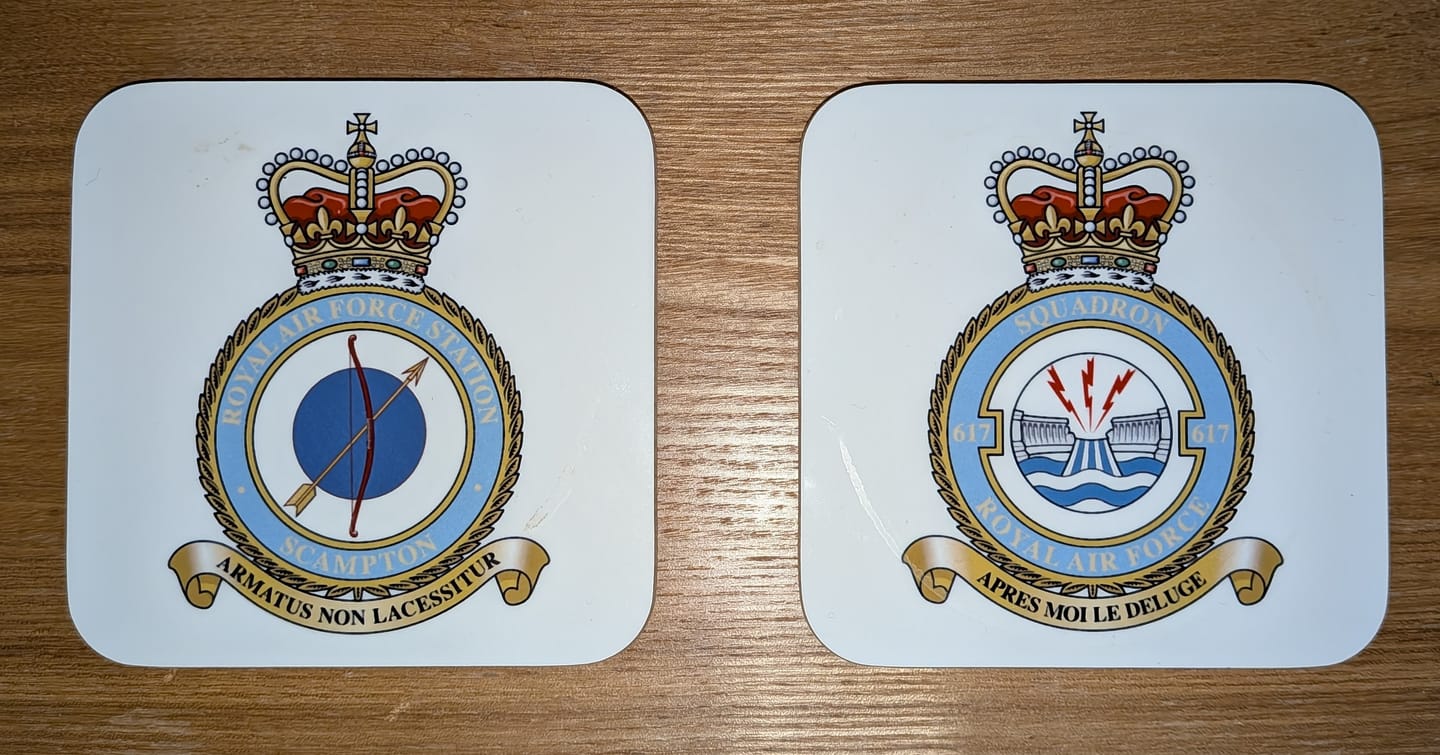 Customer photo review of RAF Station Squadron Coaster